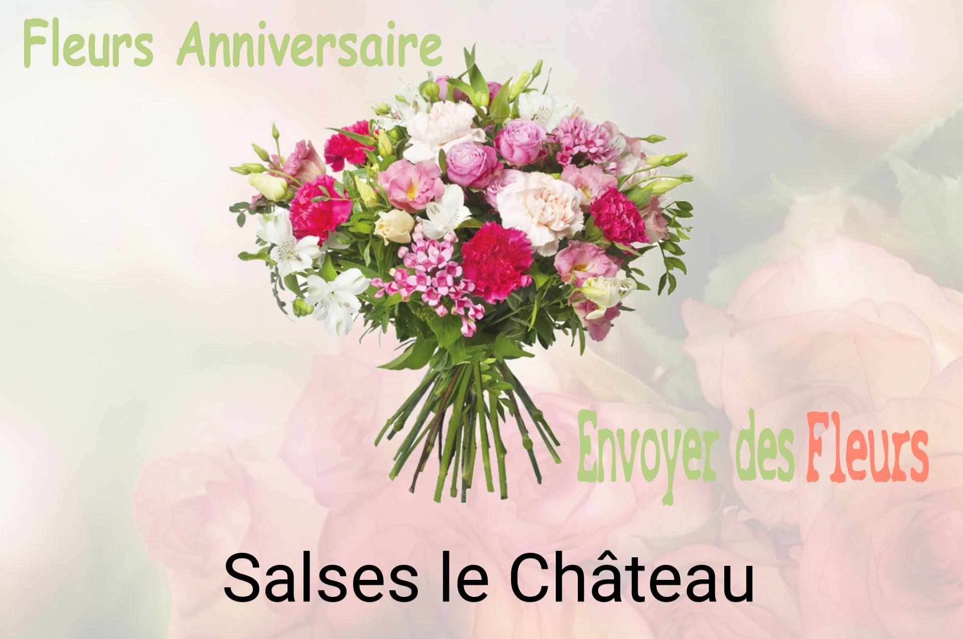 Bouquet de fleurs d’anniversaire livré à Salses-le-Château