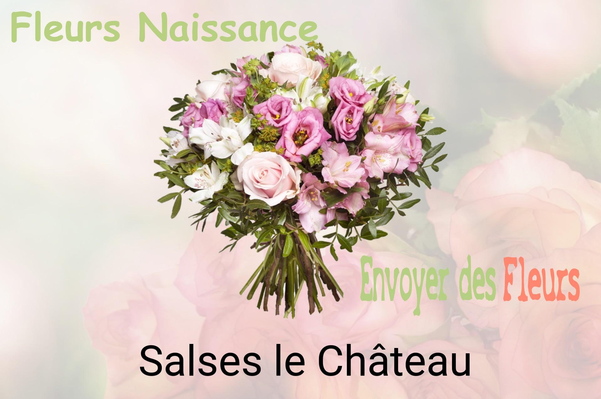 Bouquet de fleurs de naissance livré à Salses-le-Château