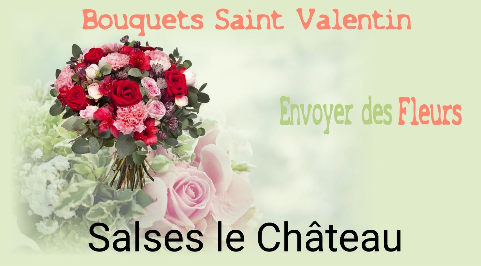 Roses de Saint-Valentin livrées à Salses-le-Château